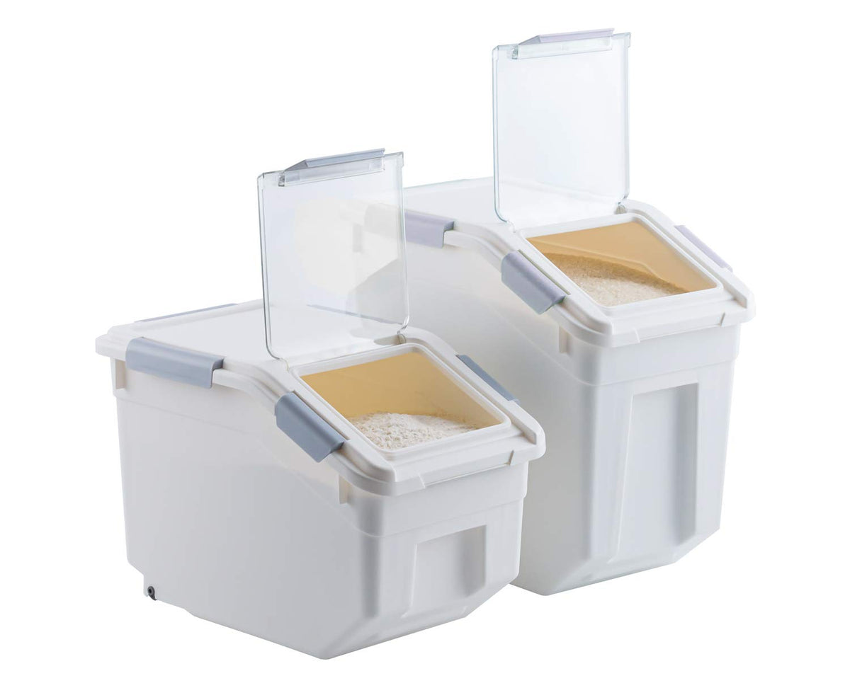 2 Pack Airtight Pet Food Storage Container with Scoop 10 LB L921