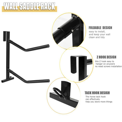 2 Pack Heavy Duty Portable Saddle Rack H426789