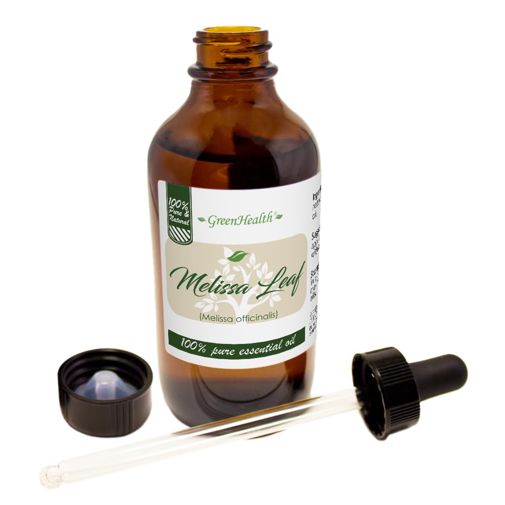 Leaf Essential Oil 4 fl oz Glass Bottle G7571