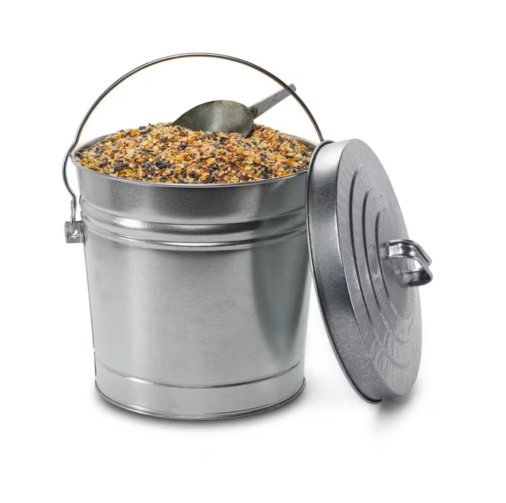 6 Gallon Galvanized Steel Round Trash Can T36011