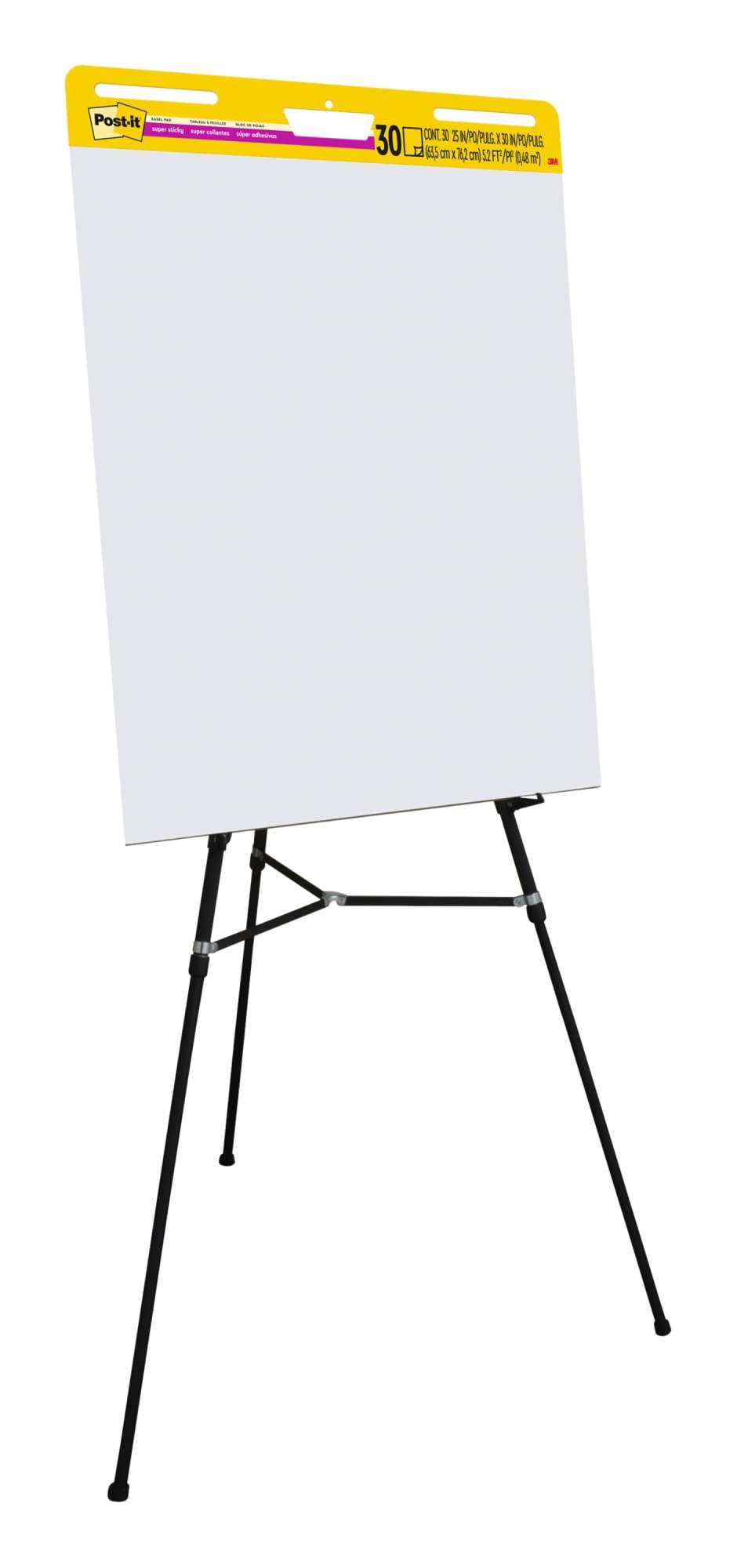 Self-Stick Easel Pad Value Pack, Quadrille Rule, 25 x 30, White, 30 Sheets, 4/Carton Y18898