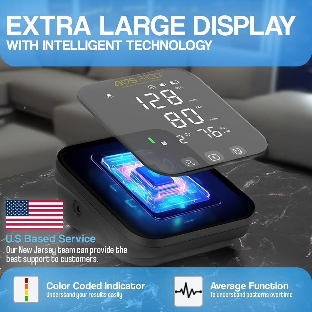 Automatic Digital Upper Arm Blood Pressure Monitor with XL Cuff A52455