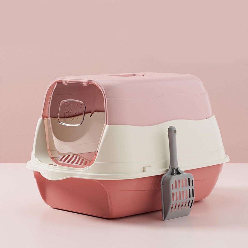 Cat Litter Box with Lid with Litter Scoop E40224