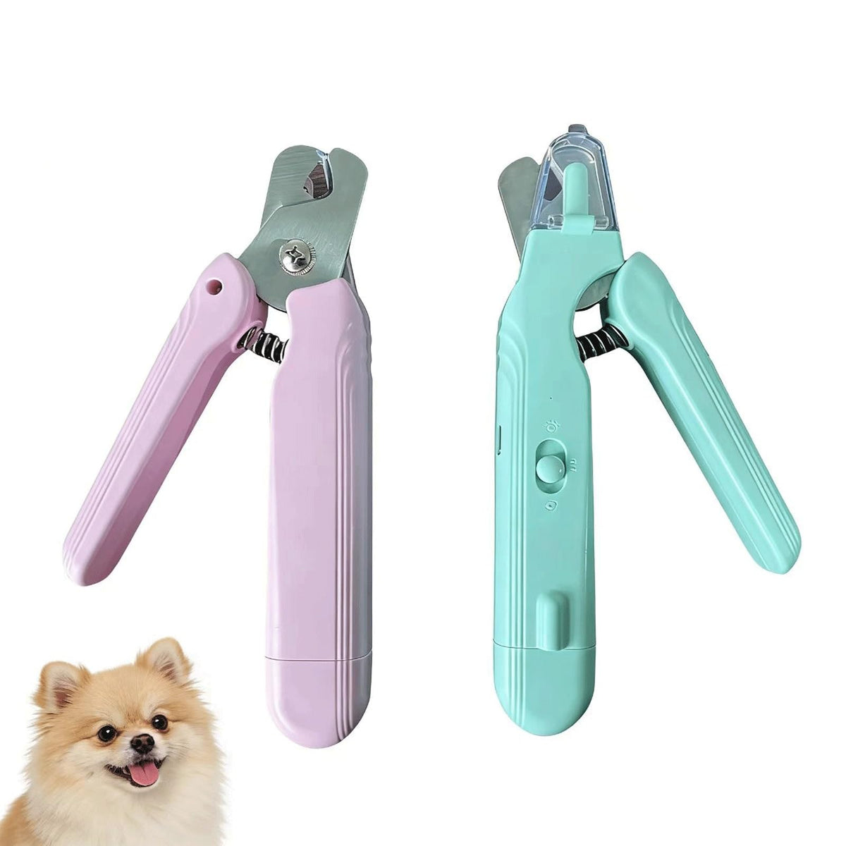 2 in 1 Pet Nail Grinder & Clippers with LED Light Q622008