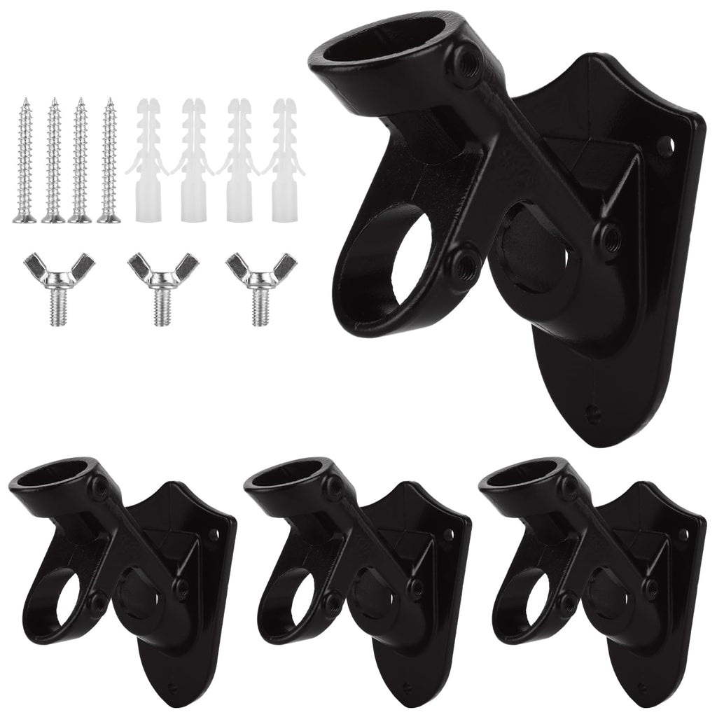 4 Pack Aluminum Flag Pole Holder Brackets 1 inch C579942
