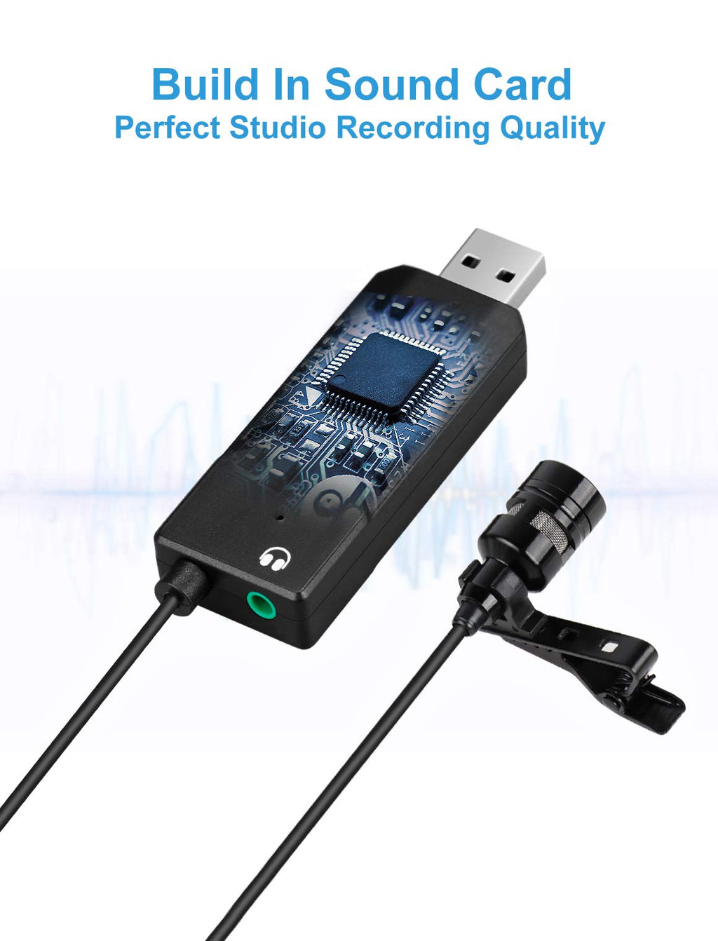 USB Lavalier Lapel Microphone U285180