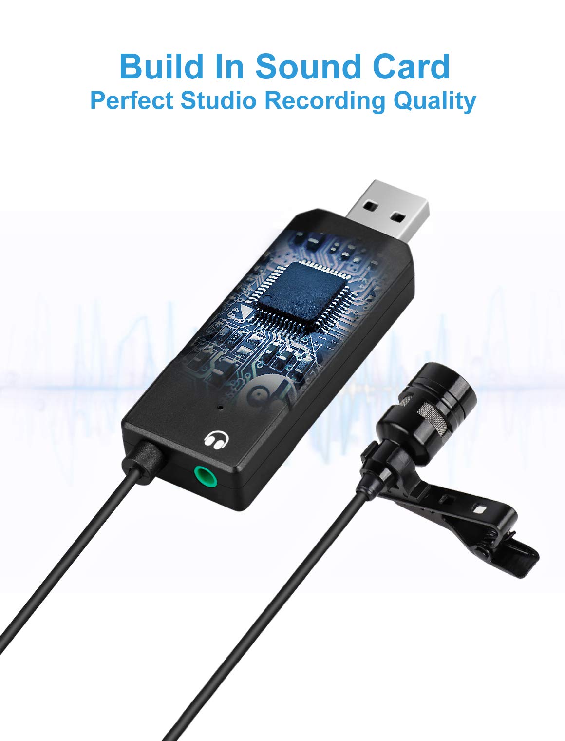 USB Lavalier Lapel Microphone U285180