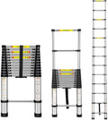 16.5FT Aluminum Telescoping Ladder 300 lbs V792