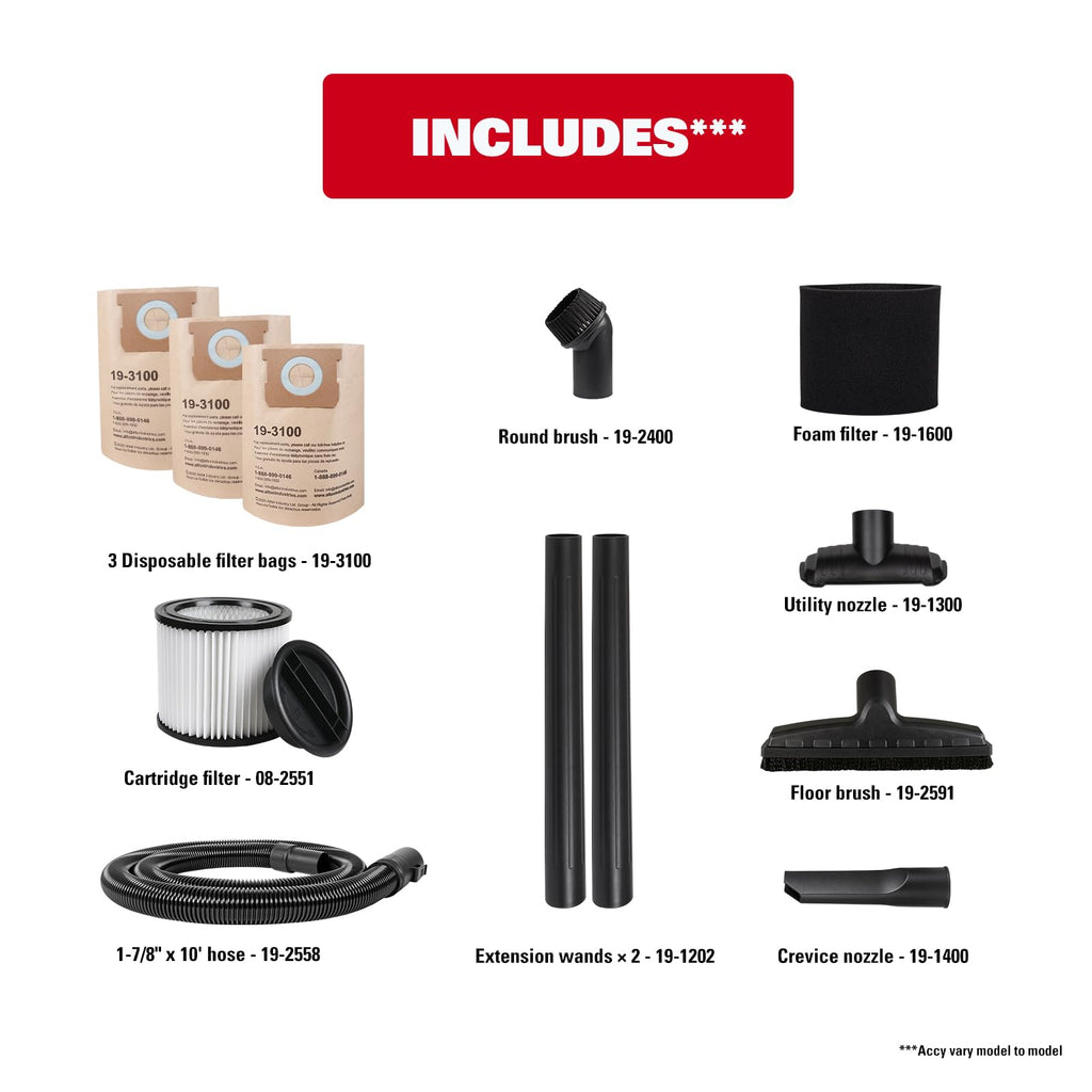 5 Gallon Stainless Steel Wet and Dry Shop Vacuum K34412