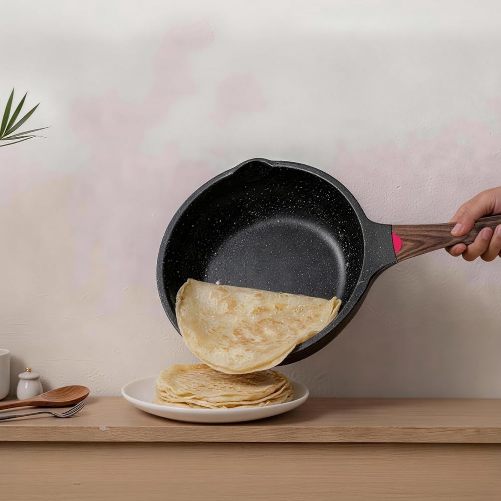 12 Pc Nonstick Deep Frying Pan Cookware Set B6975