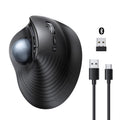 Wireless Trackball Mouse, Bluetooth & 2.4G, Thumb Control S397