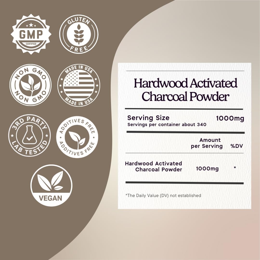 Activated Charcoal Powder 12 oz Y690
