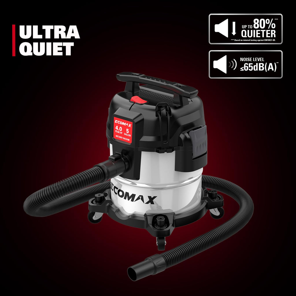 5 Gallon Stainless Steel Wet and Dry Shop Vacuum K34412