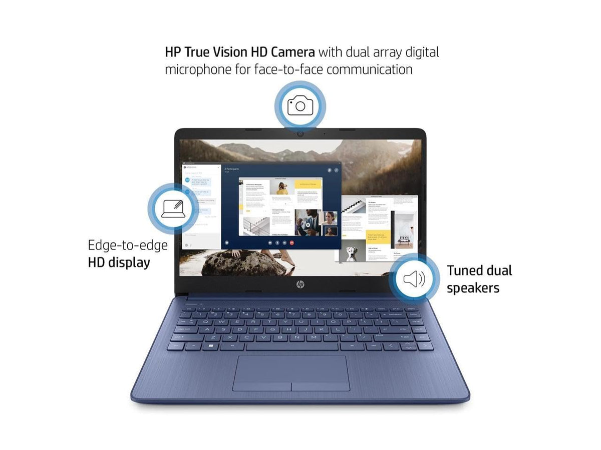 14" HD Laptop, Intel Celeron N4120, 4GB RAM, 64GB eMMC, Windows 11 Home Q468065