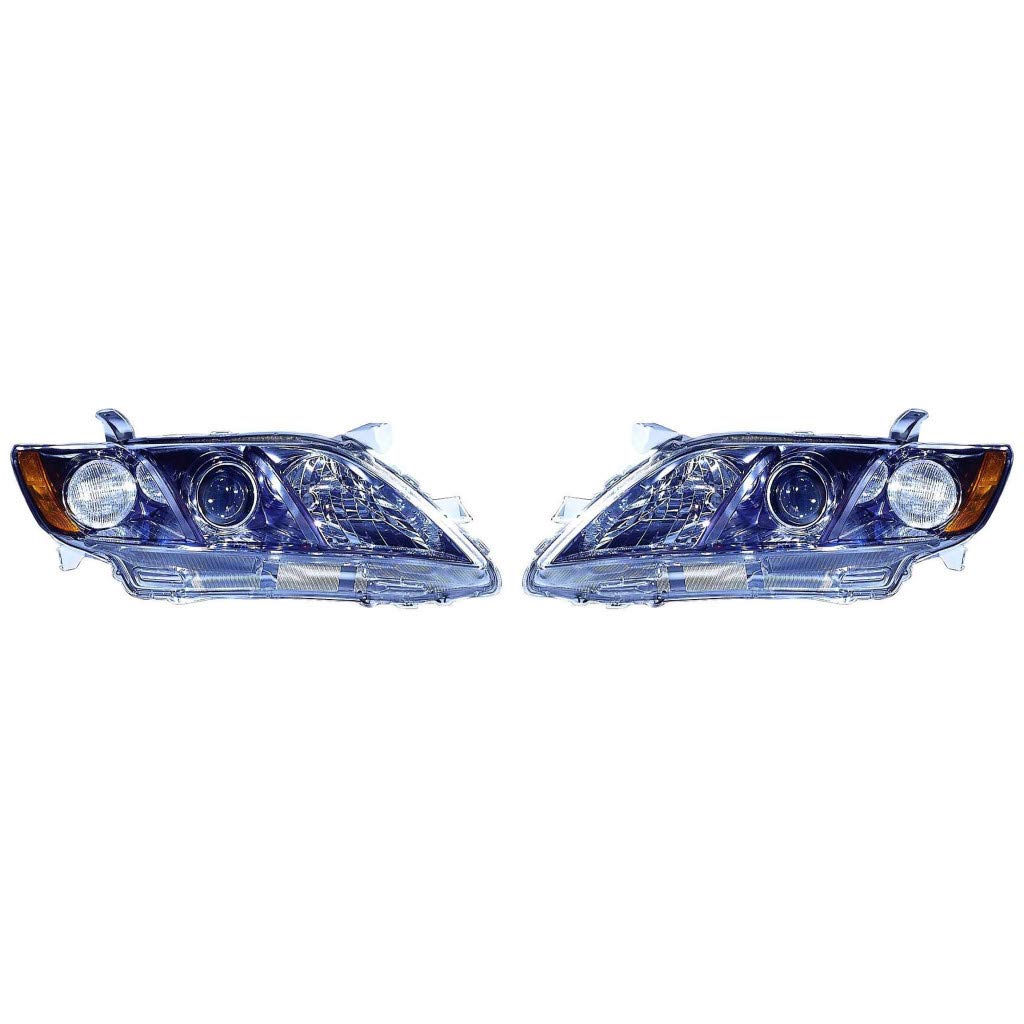 Toyota Camry 2007 2008 2009 Headlight Assembly Pair Driver and Passenger Side DOT Certified L91693