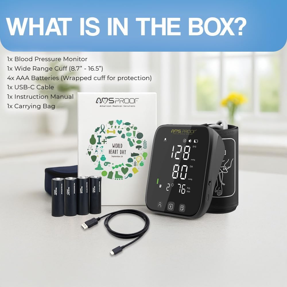 Automatic Digital Upper Arm Blood Pressure Monitor with XL Cuff A52455