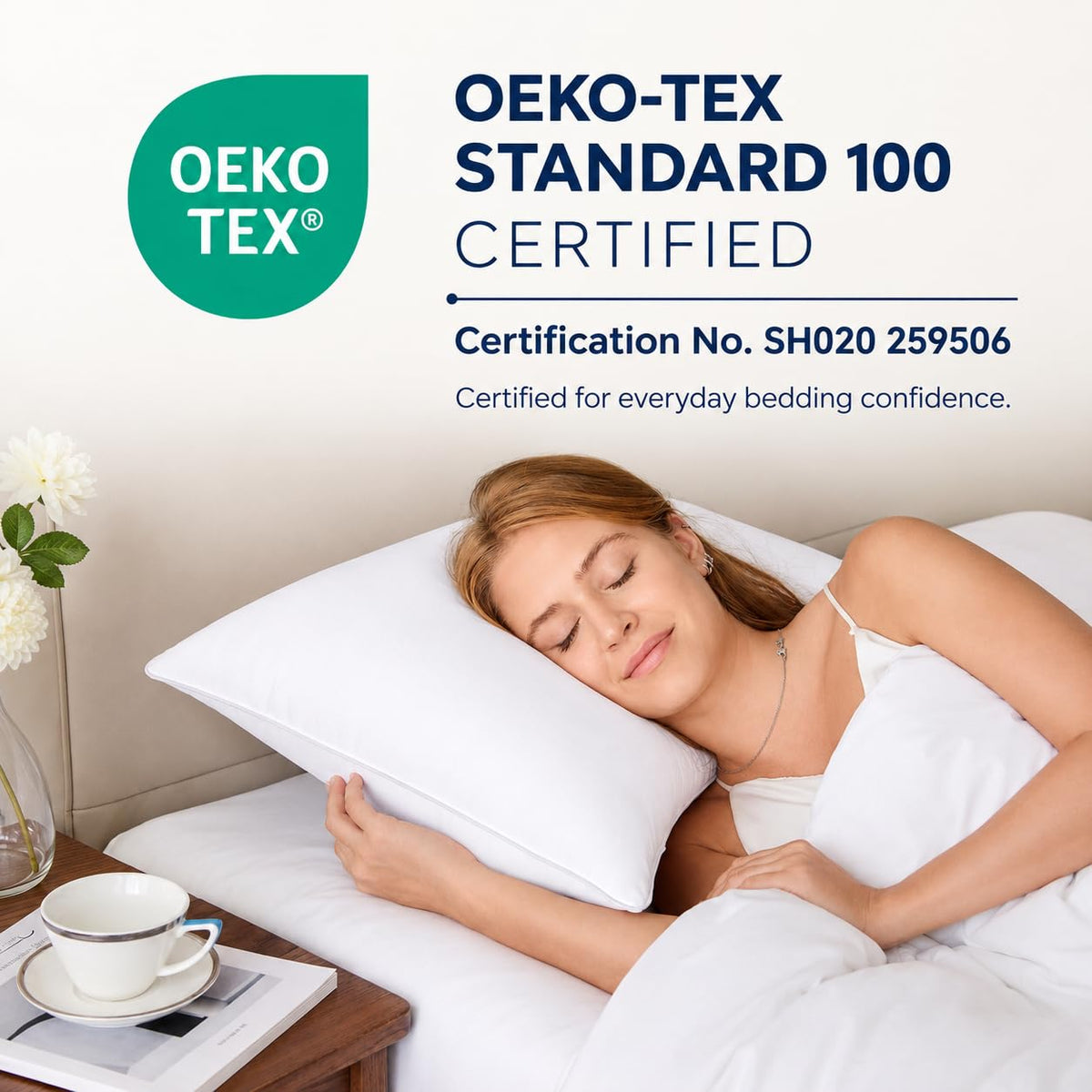 King Size Set of 2 Bed Pillows N1702