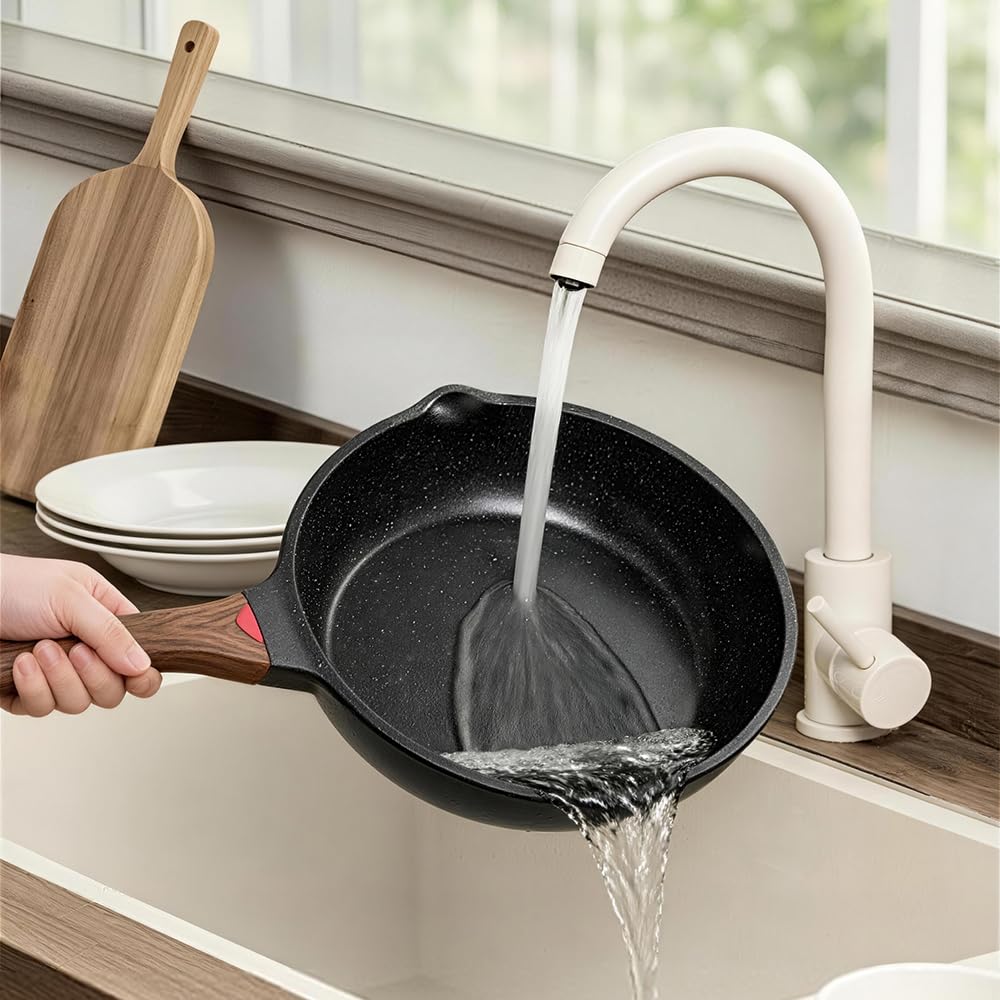 12 Pc Nonstick Deep Frying Pan Cookware Set B6975