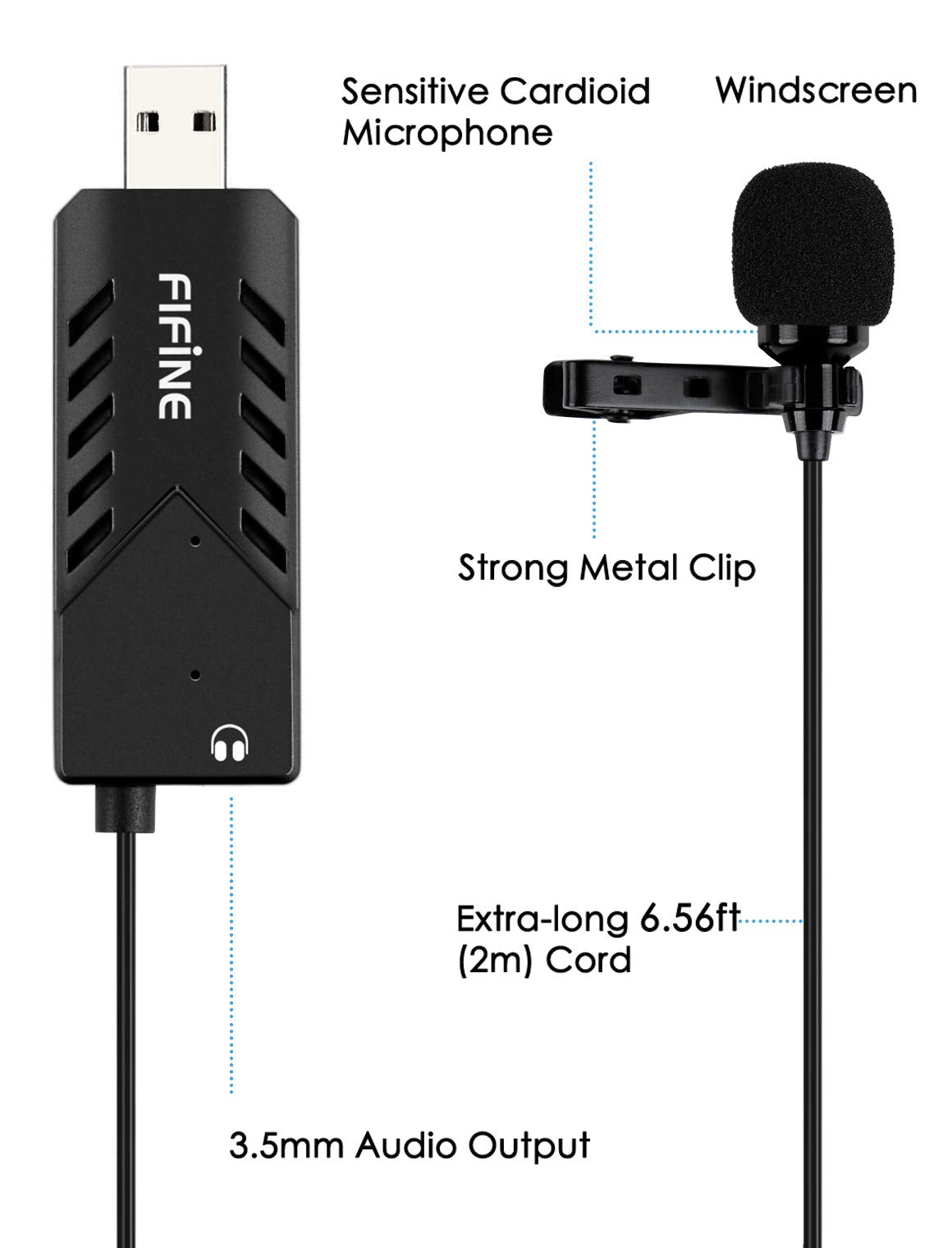 USB Lavalier Lapel Microphone U285180
