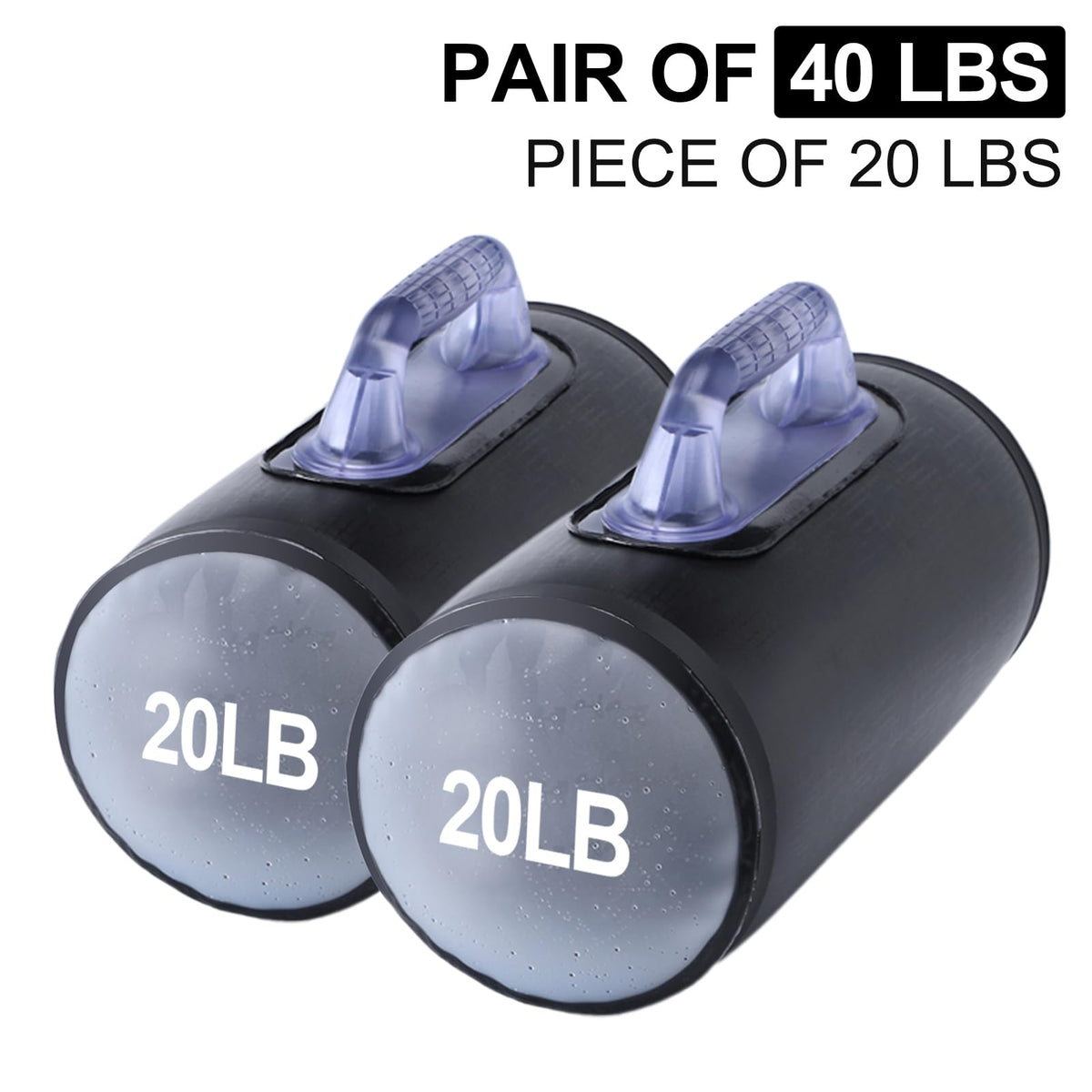 Water Filled Training Dumbbells, Adjustable Weights to 40Lbs M7087