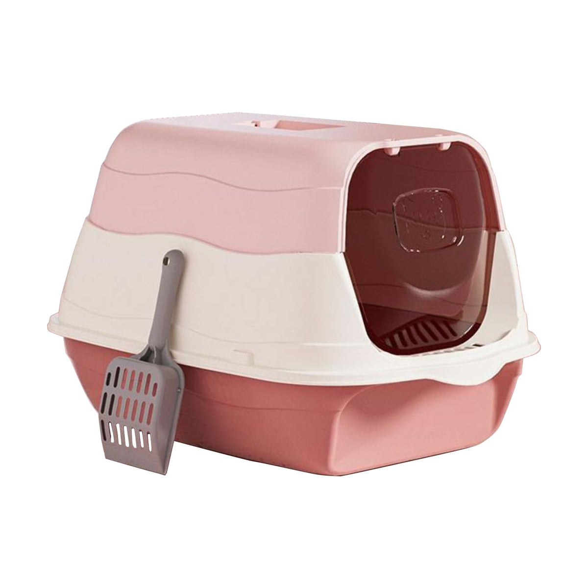 Cat Litter Box with Lid with Litter Scoop E40224