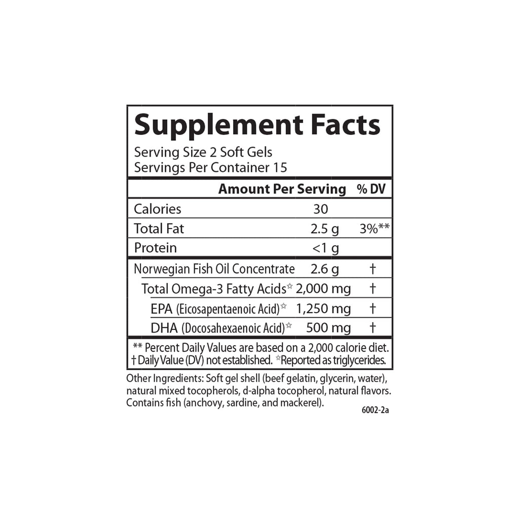 Wild-Caught Omega 2000 Softgel Pack I476229