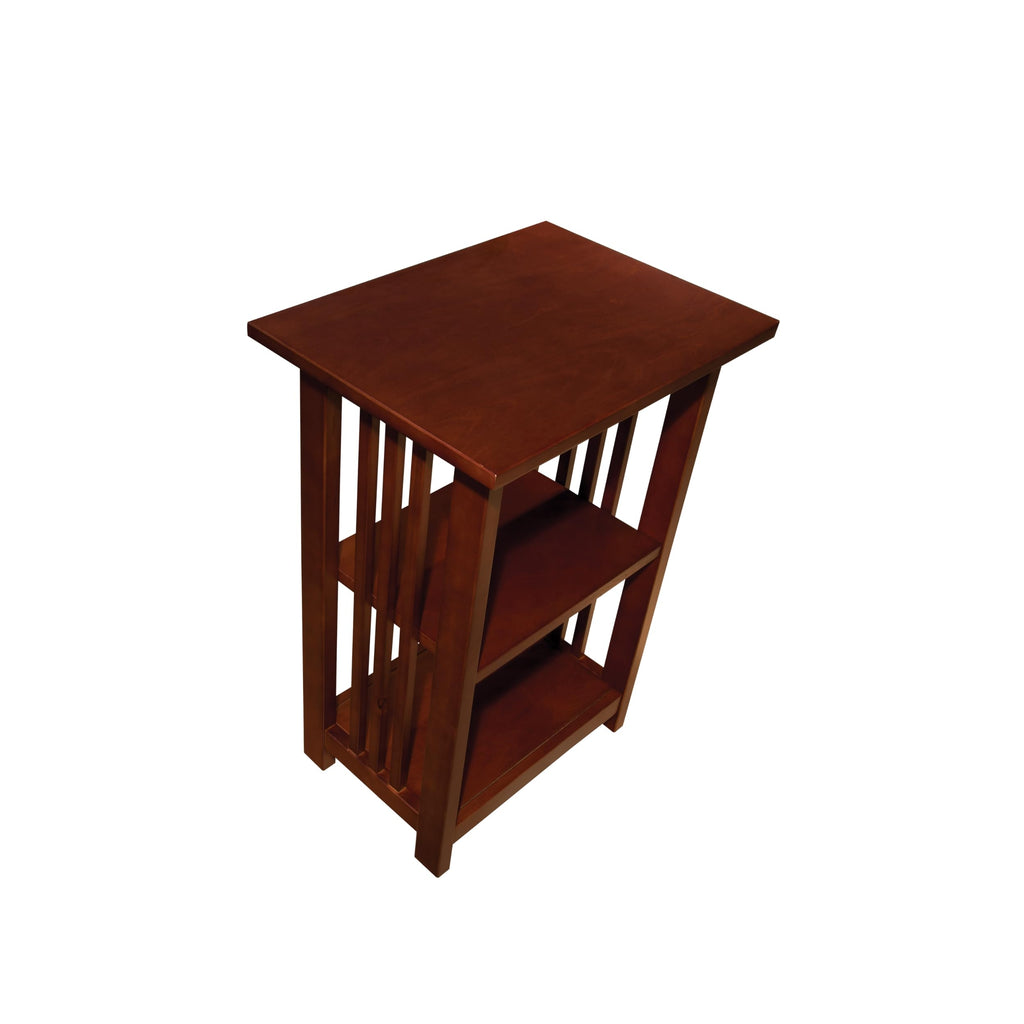 Cherry 3-Tier End Table O86092