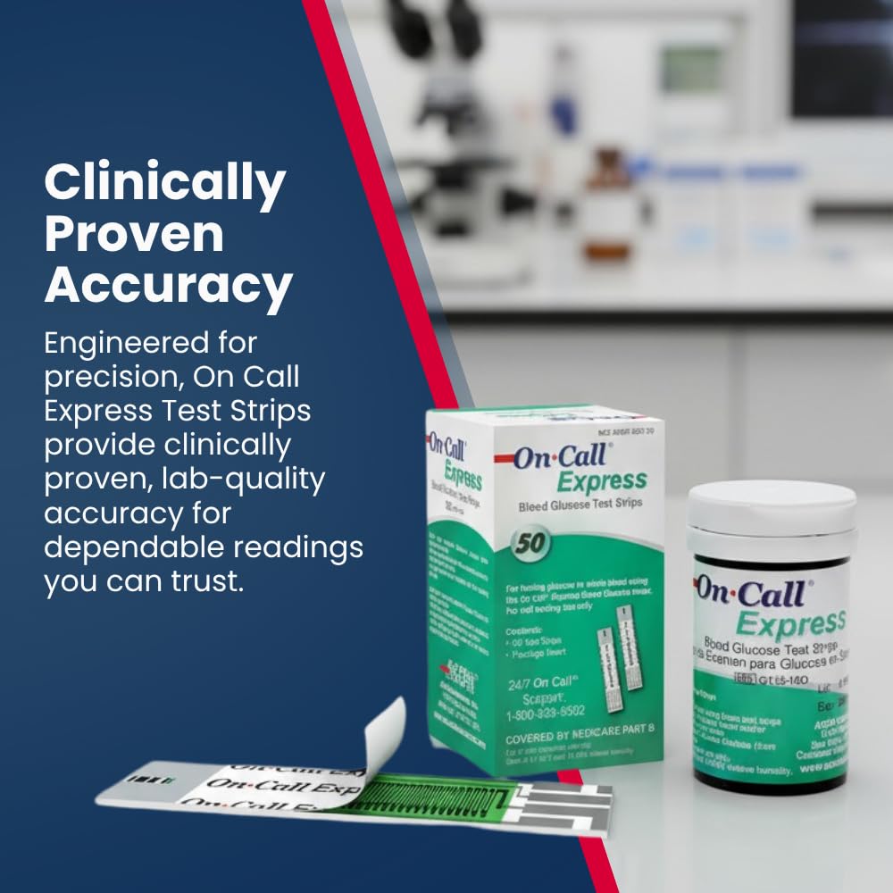 Blood Glucose Test Strips 50 Count G4471