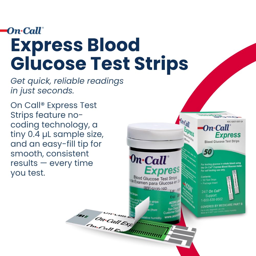 Blood Glucose Test Strips 50 Count G4471