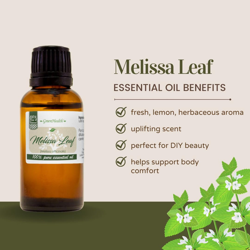Leaf Essential Oil 4 fl oz Glass Bottle G7571