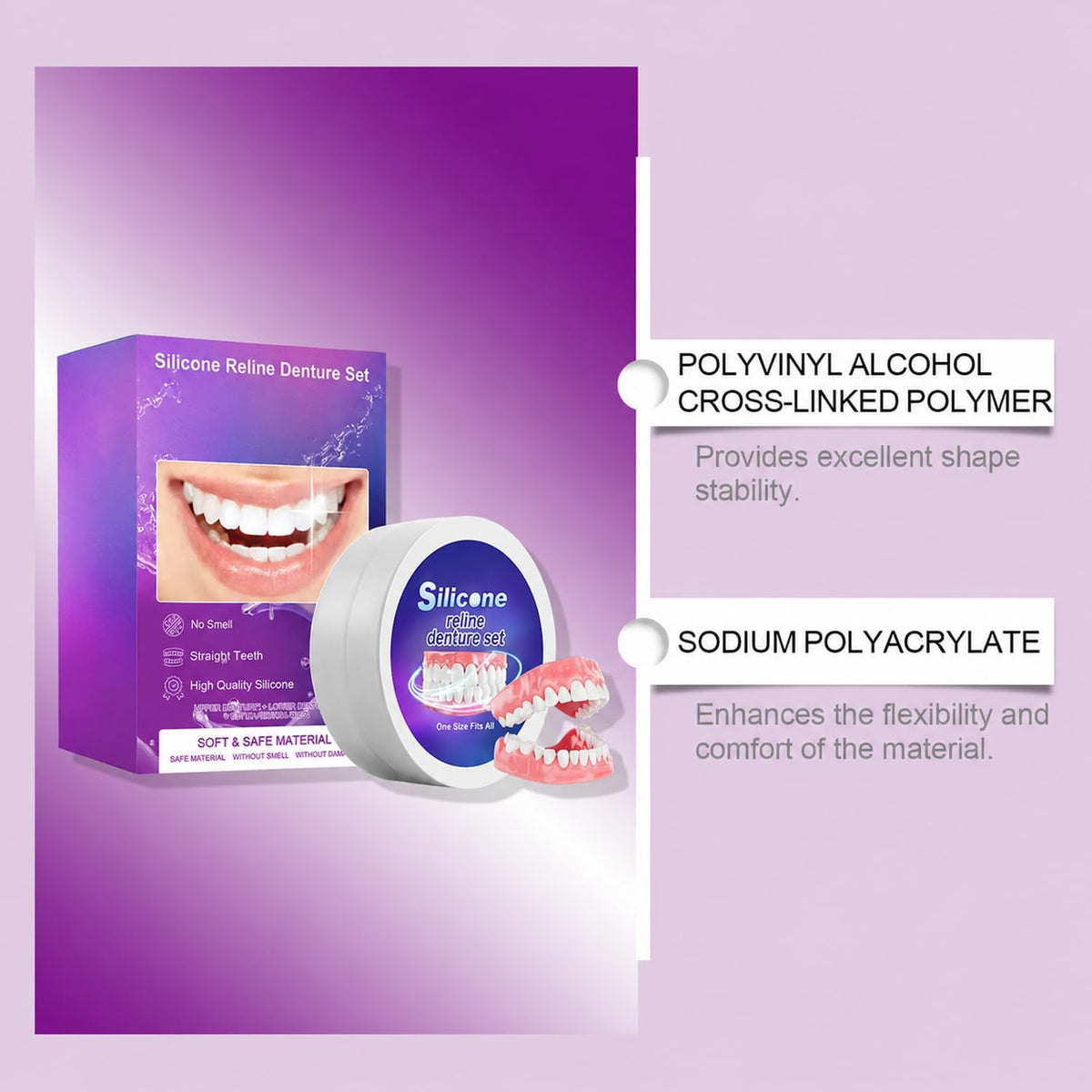 Silicone Denture Reline Kit F65937