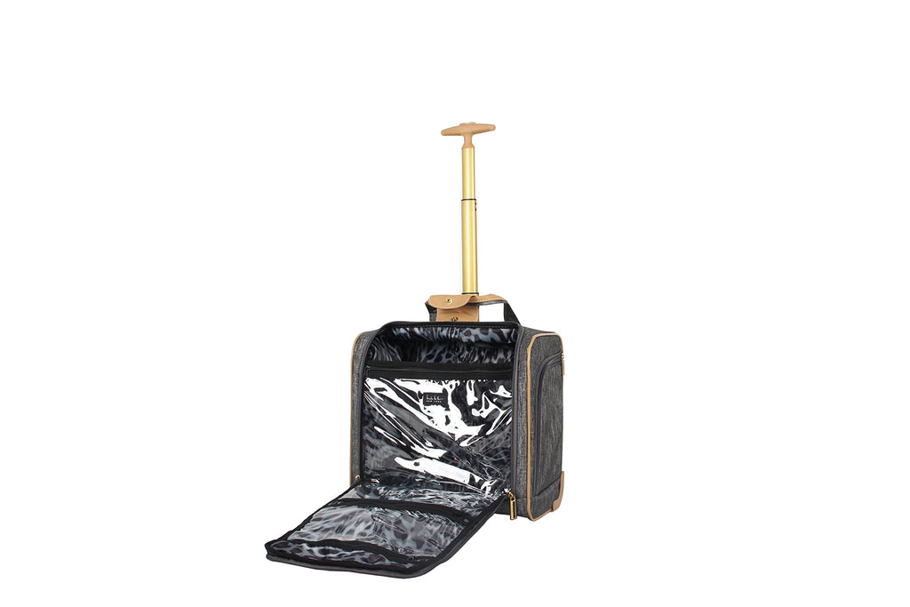 Lightweight 15 Inch Underseat Luggage with Spinner Wheels K20114