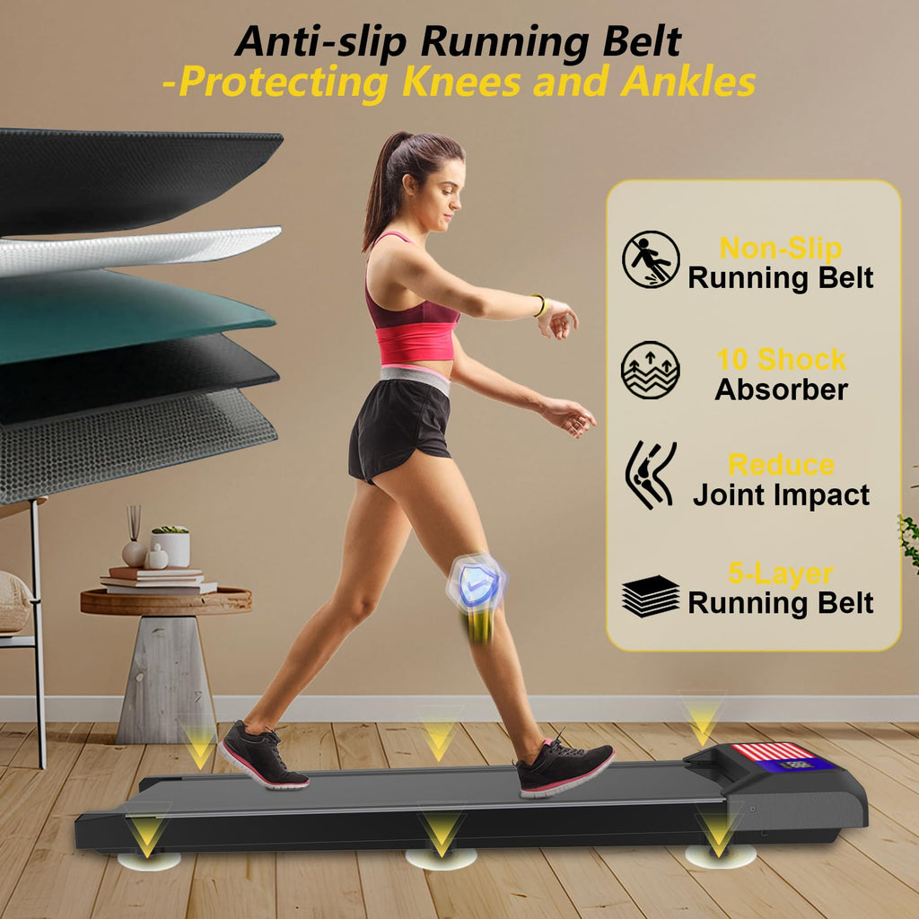 2.5HP Compact Quiet Walking Treadmill E46184