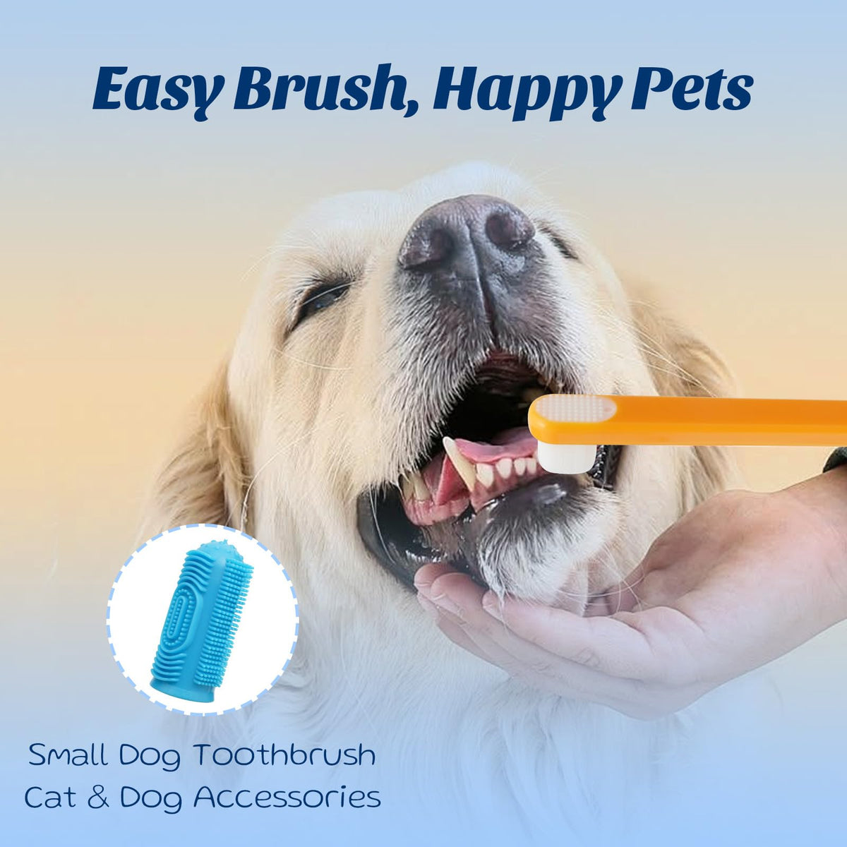 Coconut Chicken Flavor Dog Toothpaste with Toothbrush Kit 2.1oz E774963