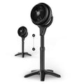 Whole Room Air Circulator Pedestal Fan, 3 Speeds, Black W76417