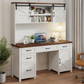 67" H Executive Desk with File Drawer V21775
