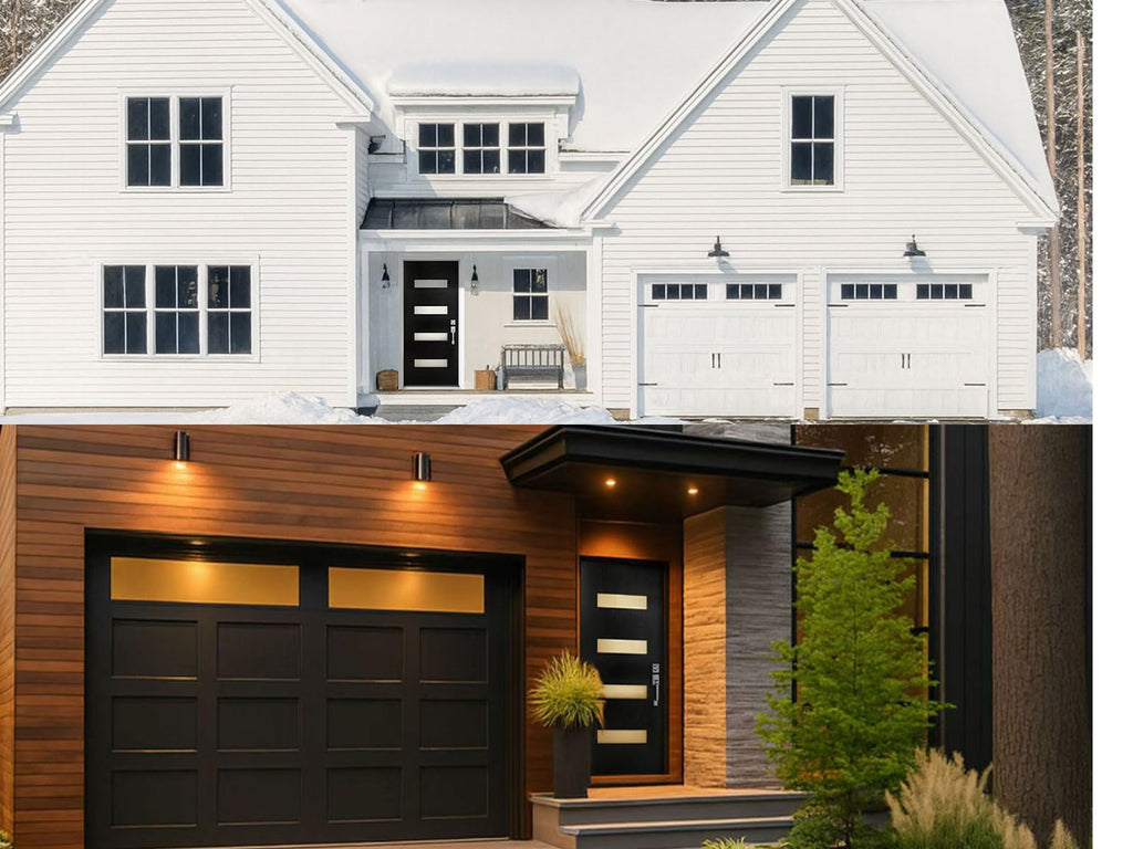 Fiberglass Door with Frosted Glass A5883