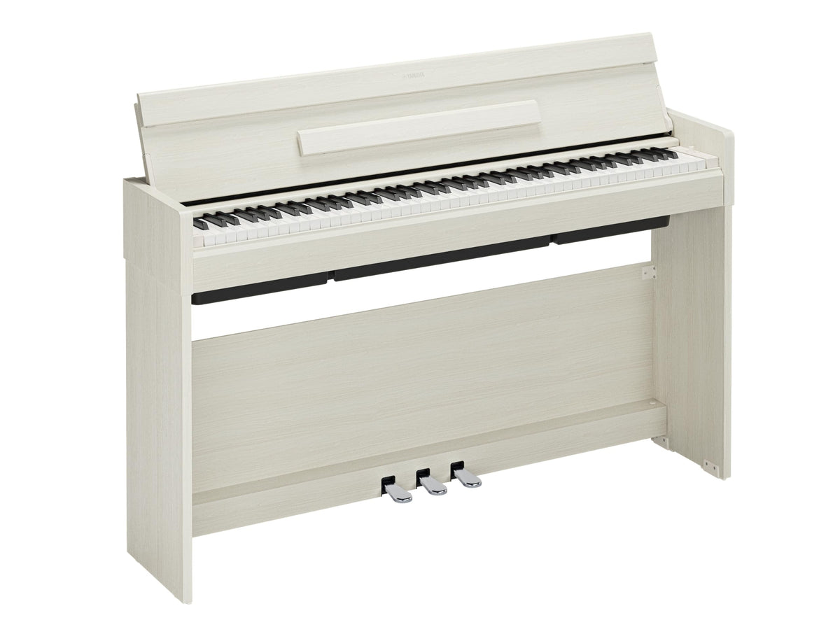 88-Key Weighted Digital Piano with 3-Pedal Unit in White Birch P35518