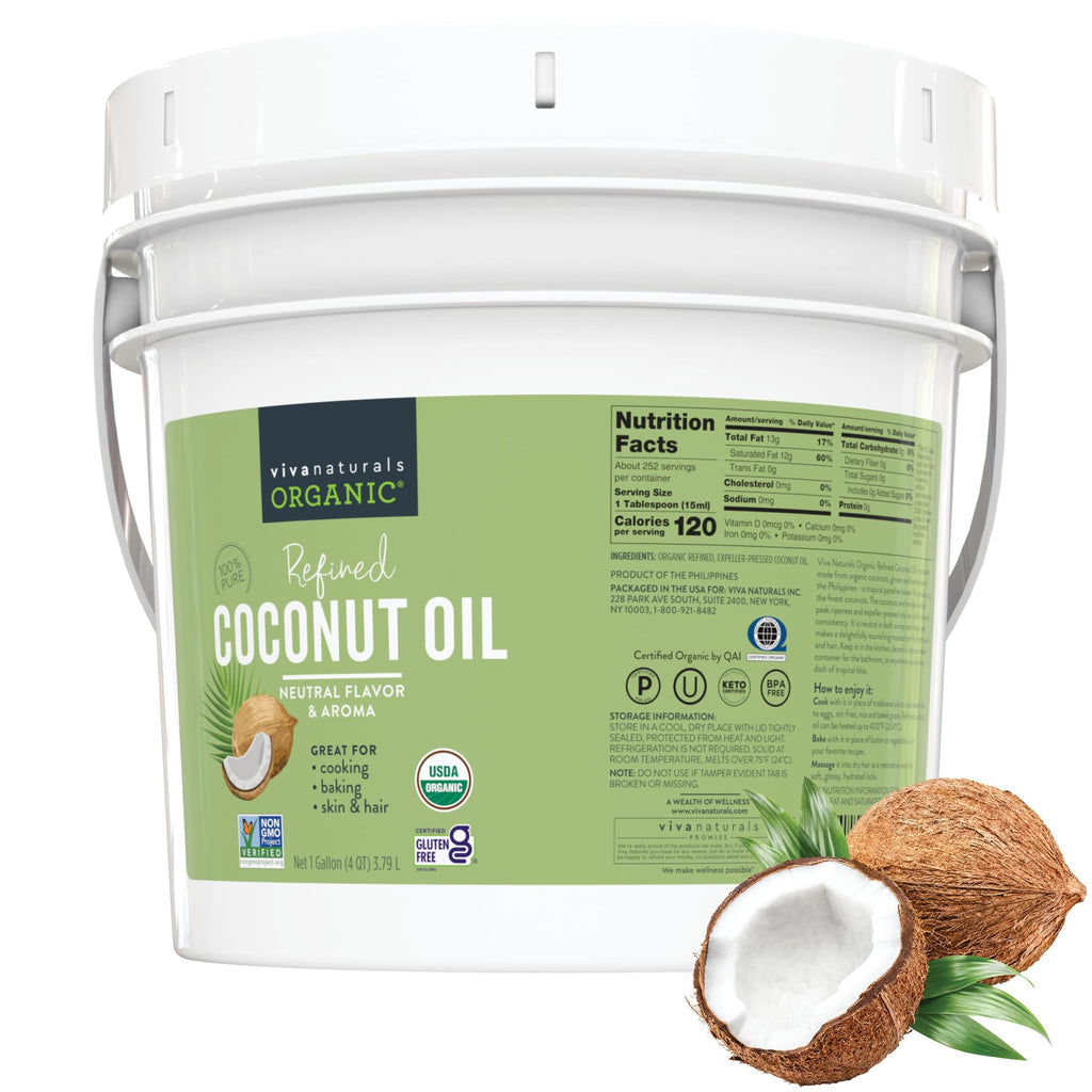 Organic Refined Coconut Oil 128 fl oz E88869