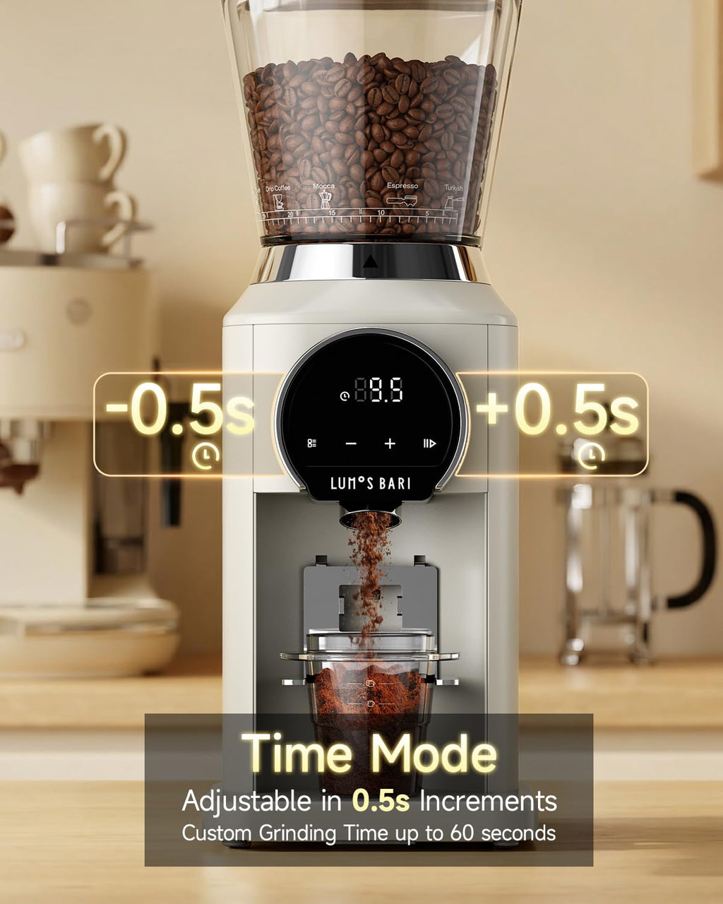 Conical Burr Coffee Grinder, 34 Settings P880004