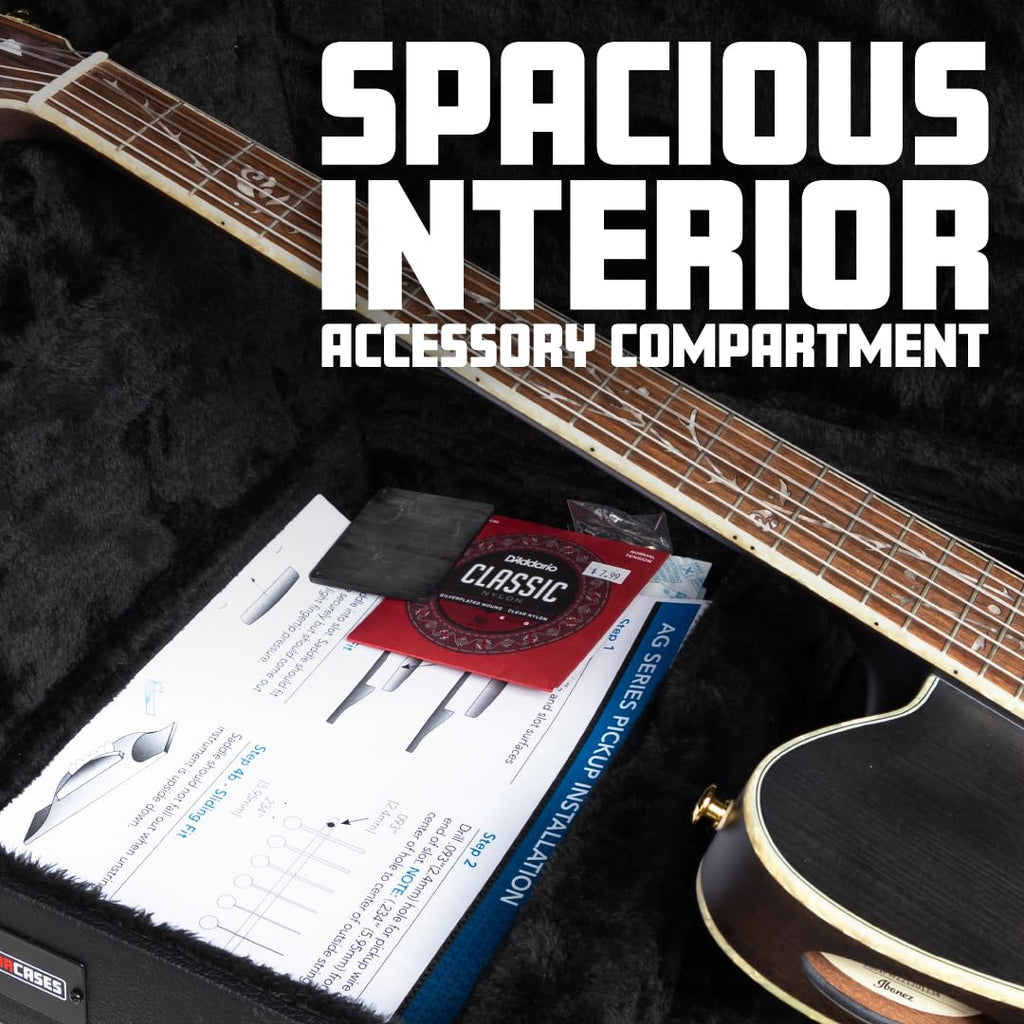 Hard-Shell Wood Case for Jaguar Style Guitars V938