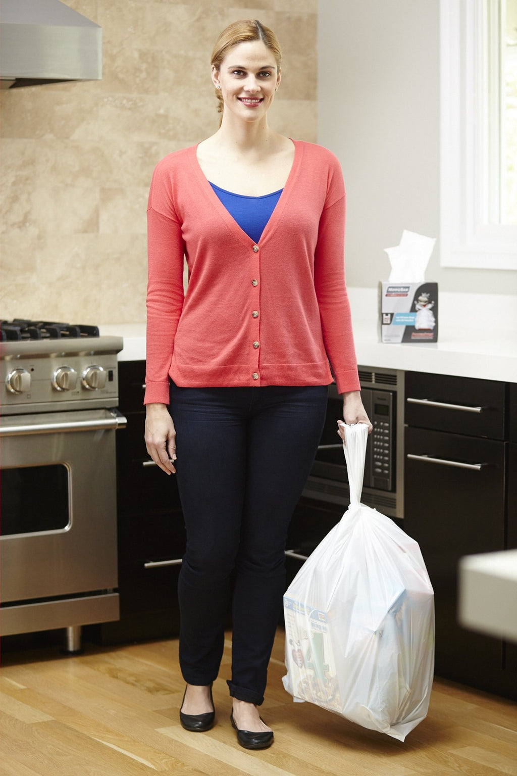 13 Gallon Tall Kitchen Trash Bags 90 Count I182125