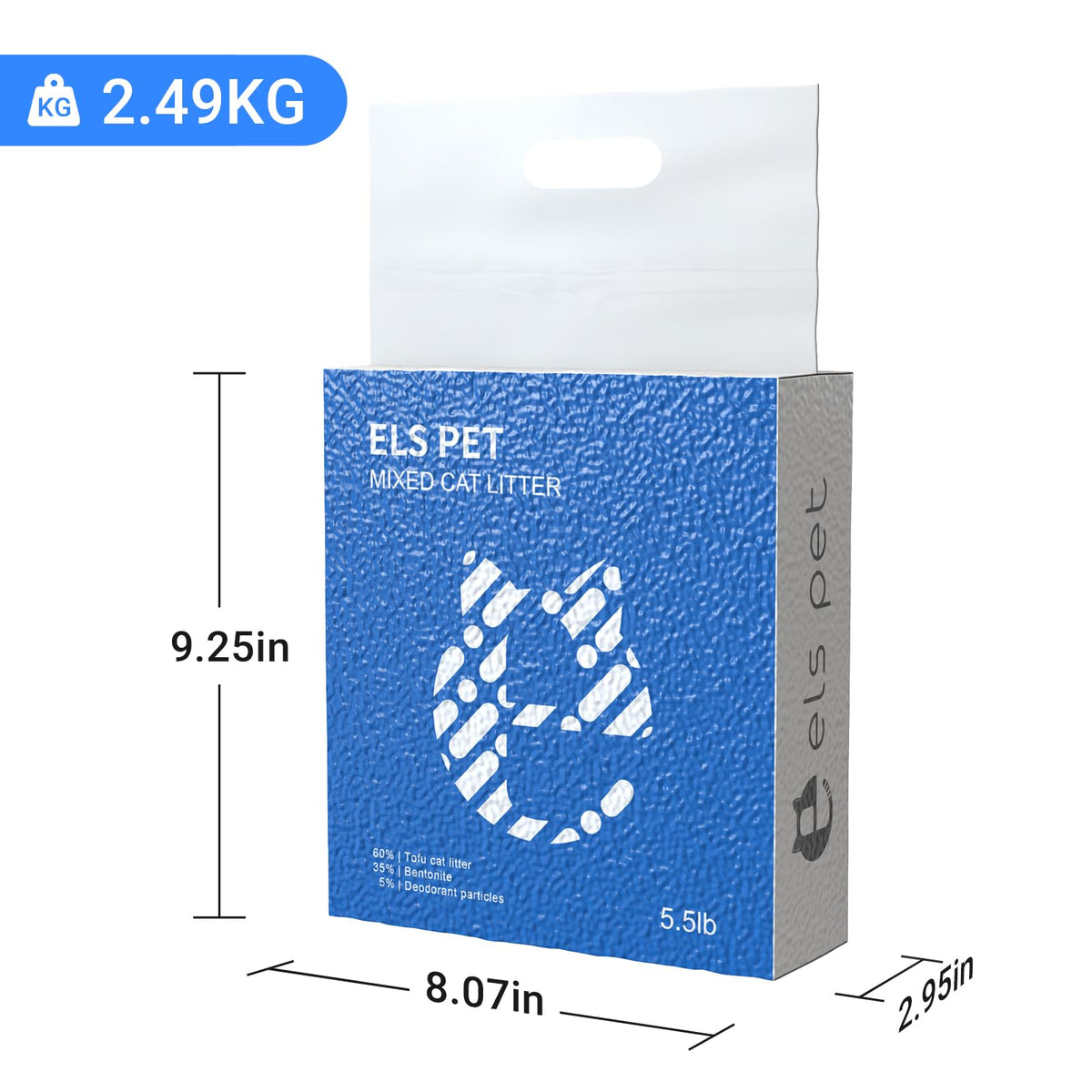 Clumping Cat Litter 2 Packs Unscented Ultra Absorbent X8403