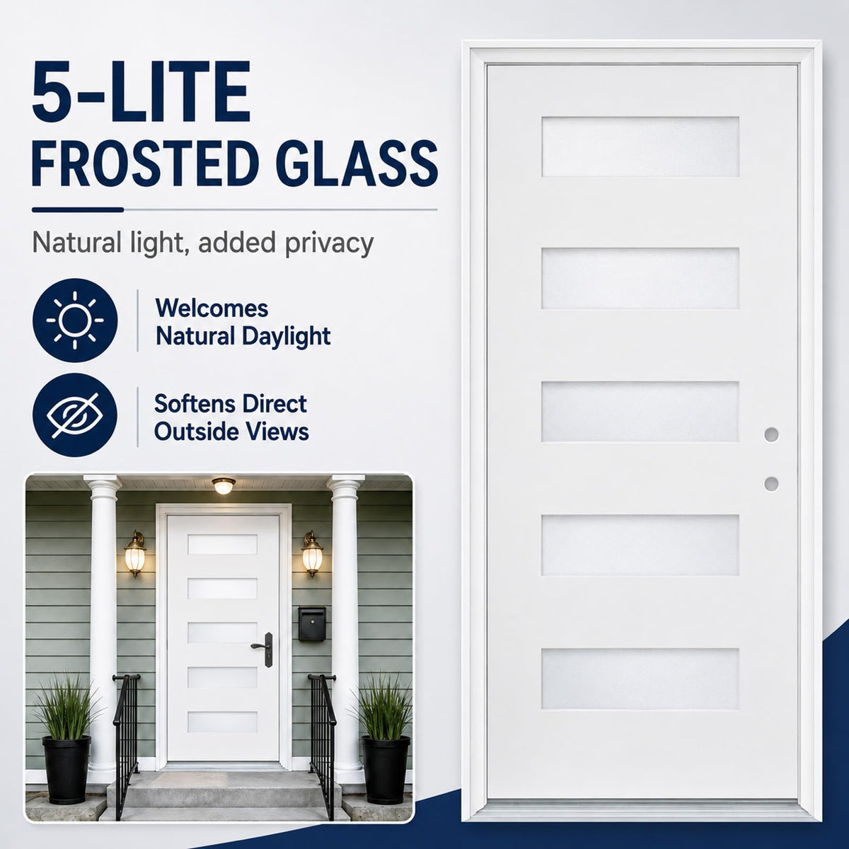 36"x80" Fiberglass Entry Door A7111