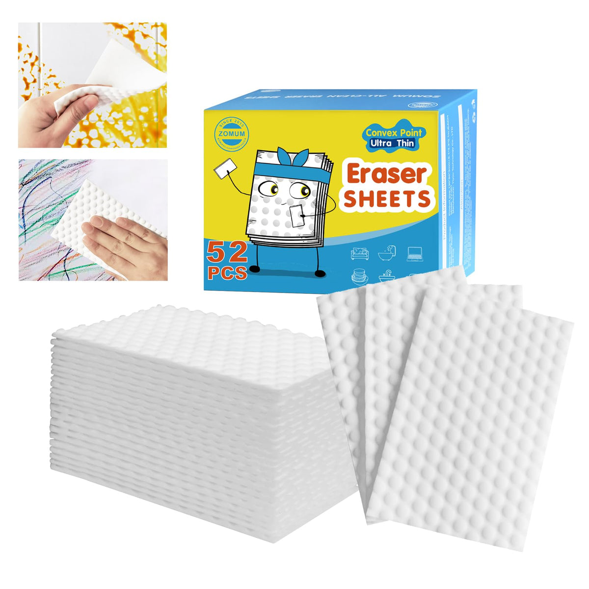 52 PCS Magic Sponge Eraser Sheets U412