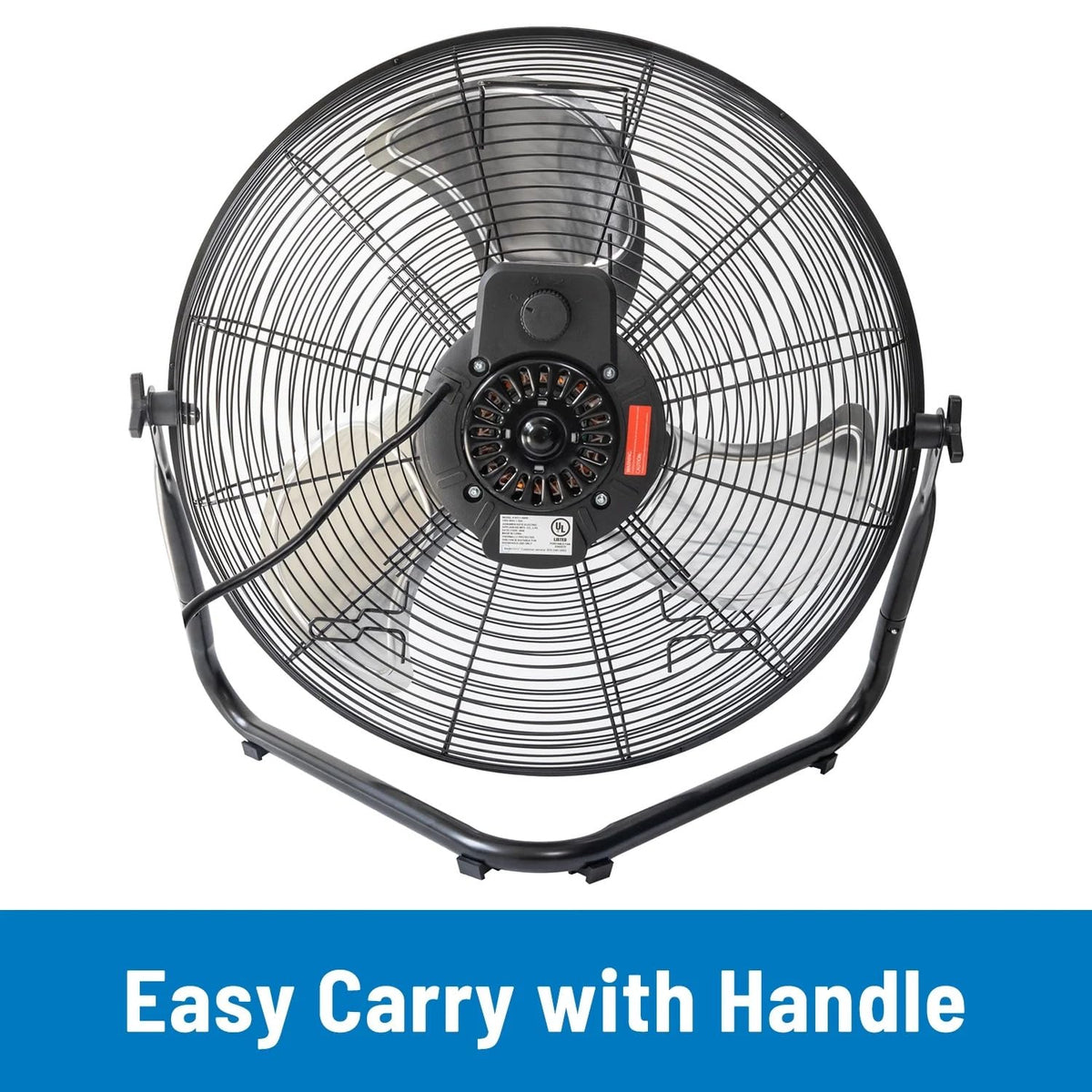 20 Inch 3 Speeds Metal Floor Fan M7867