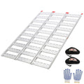 Aluminum Tri-Fold Ramp with Treads 76"x50" V530