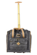 Lightweight 15 Inch Underseat Luggage with Spinner Wheels K20114