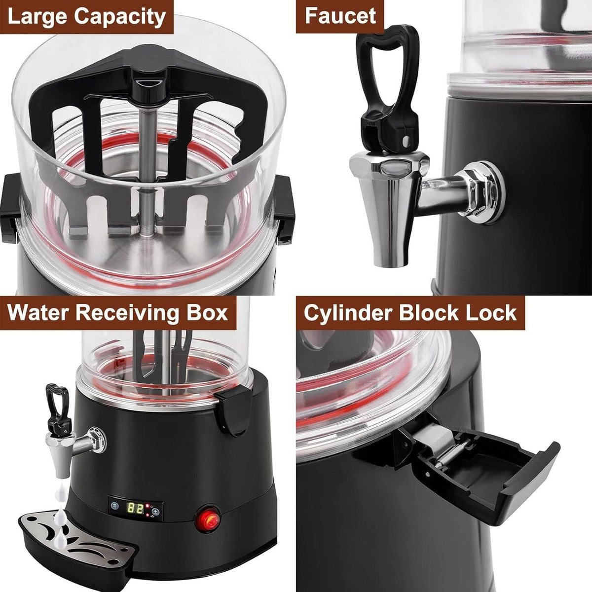 Commercial Stainless Steel Espresso Coffee Machine J659