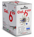Cat 6 Ethernet Cable 1000ft Blue 23 AWG CMR Solid Bare Copper A6183
